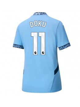 Billige Manchester City Jeremy Doku #11 Hjemmedrakt Dame 2024-25 Kortermet